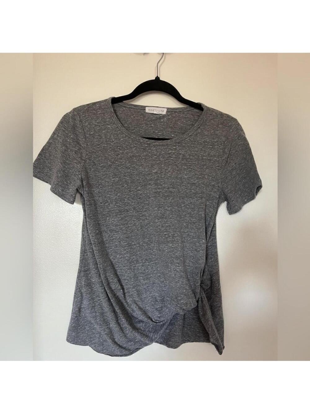 Socialite knot front T shirt
